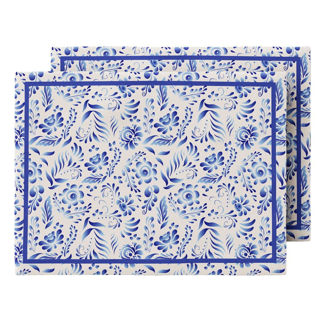 Blue Nature Placemats 15x20 Inches (Pack of 2)