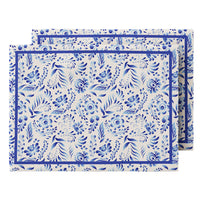 Blue Nature Placemats 15x20 Inches (Pack of 2)