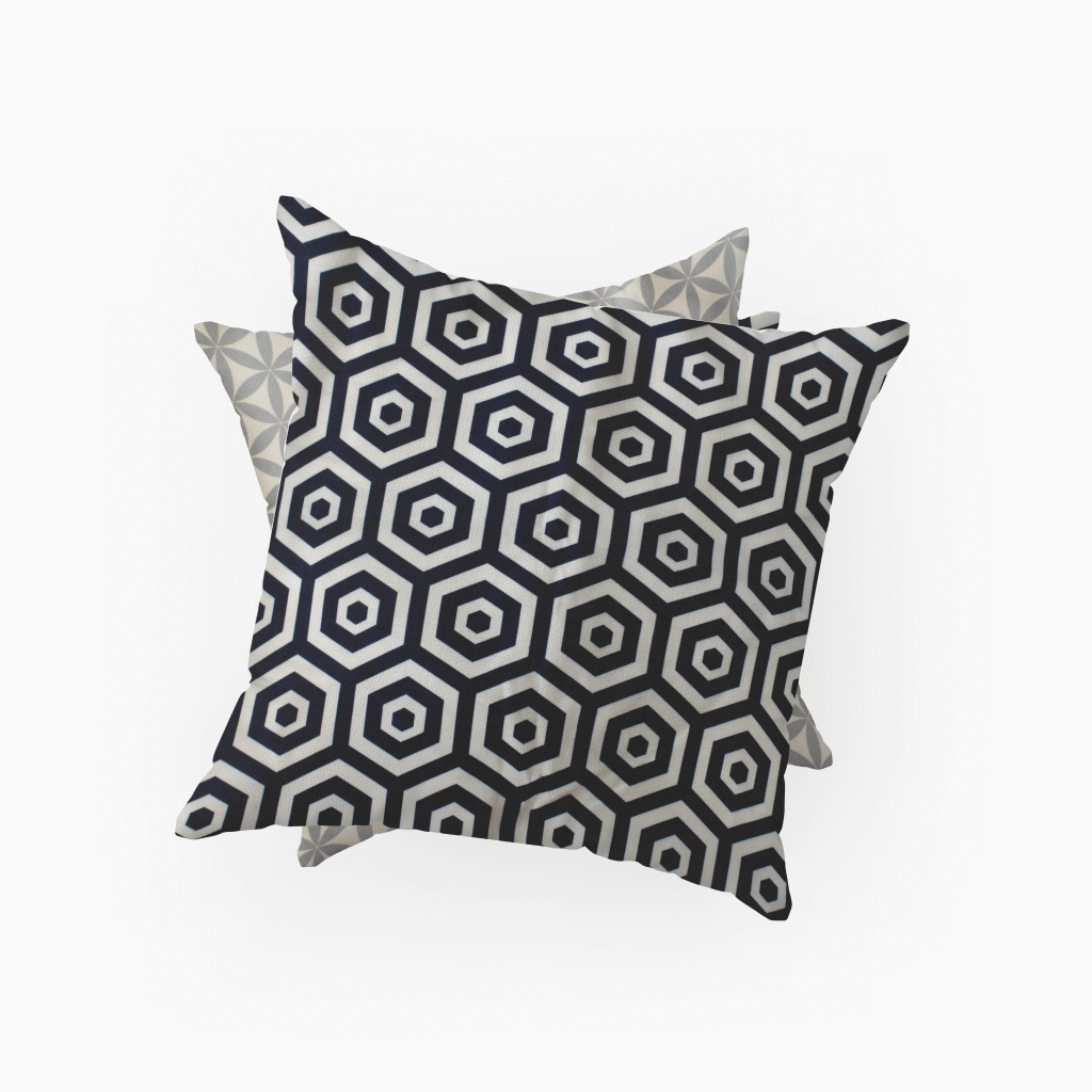 Harmony Square Decorative Pillow Cover (20 x 20 in)