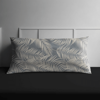 Serene Foliage Decorative Lumbar Pillow Cover (36 x 14 in)