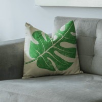 Exotic Bloom Square Decorative Pillow Cover (20 x 20 in)