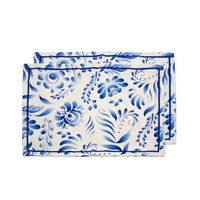 2 Pack - Blue Nature Placemats 15x20 Inches