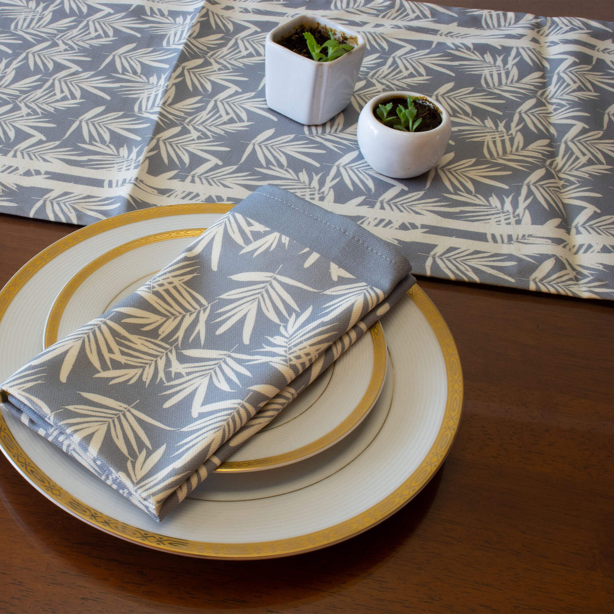 Serene Foliage Napkins (Pack of 2)