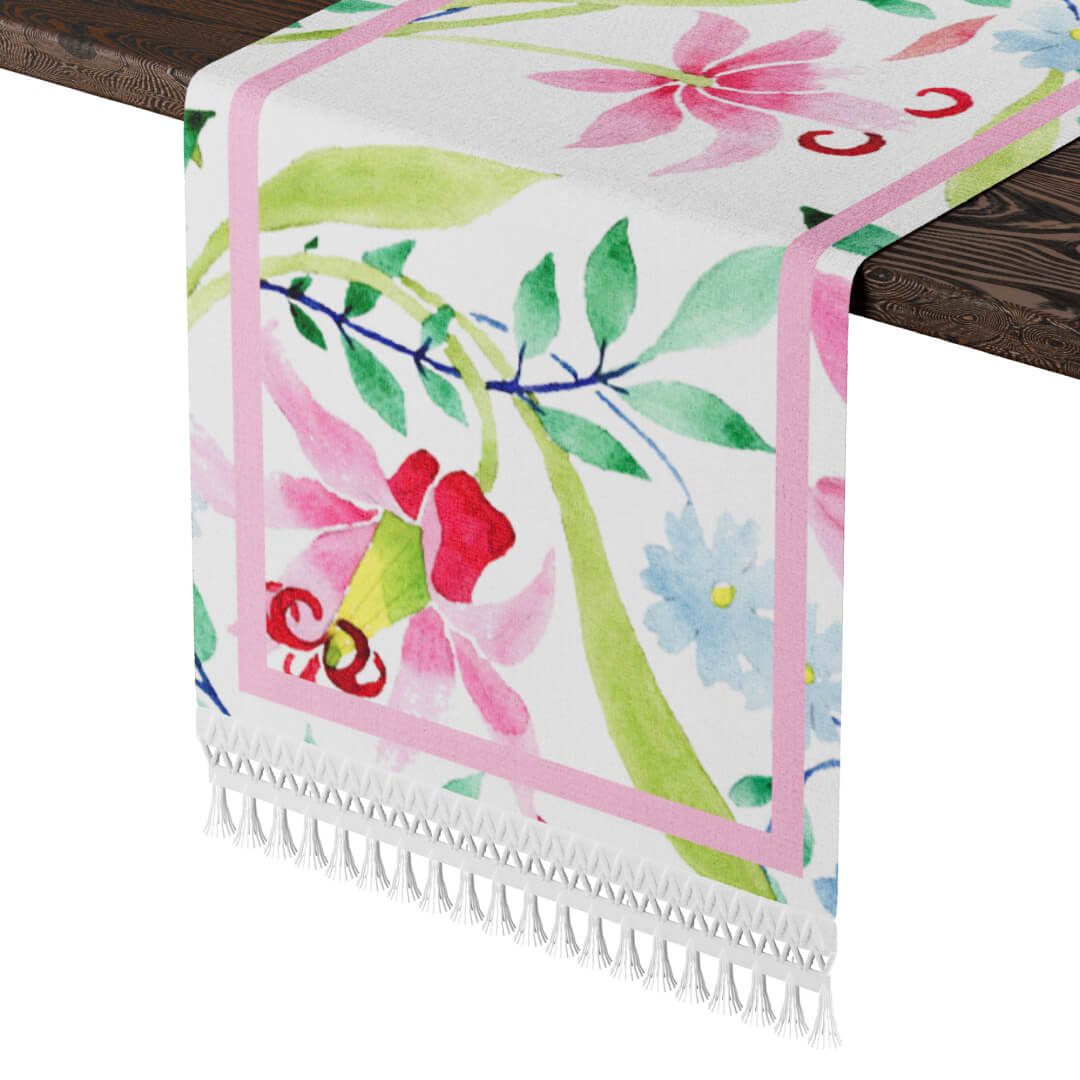 Floral Rendezvous Table Runner