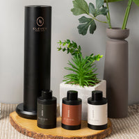 Black Standing Diffuser and scented oils