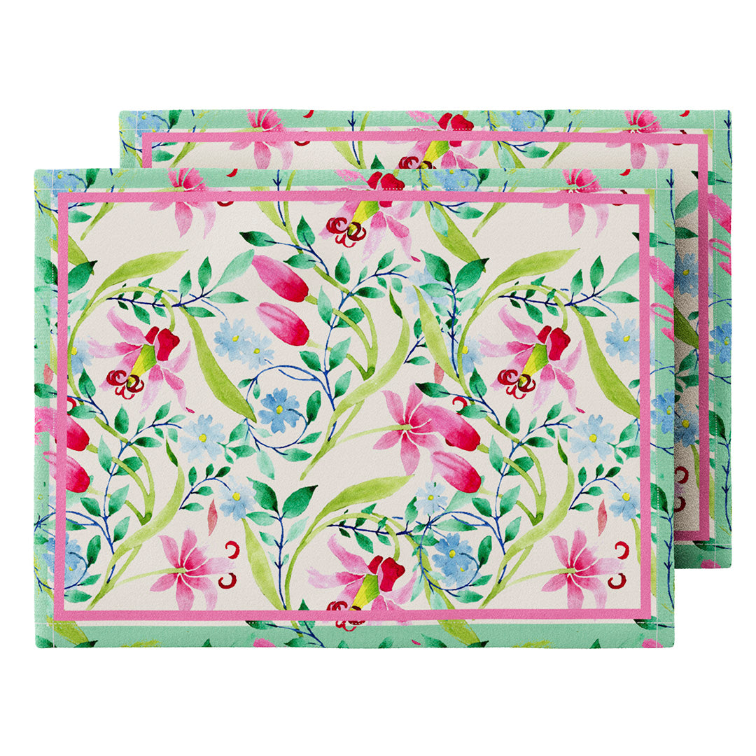 Floral Rendezvous Placemats (Pack of 2)