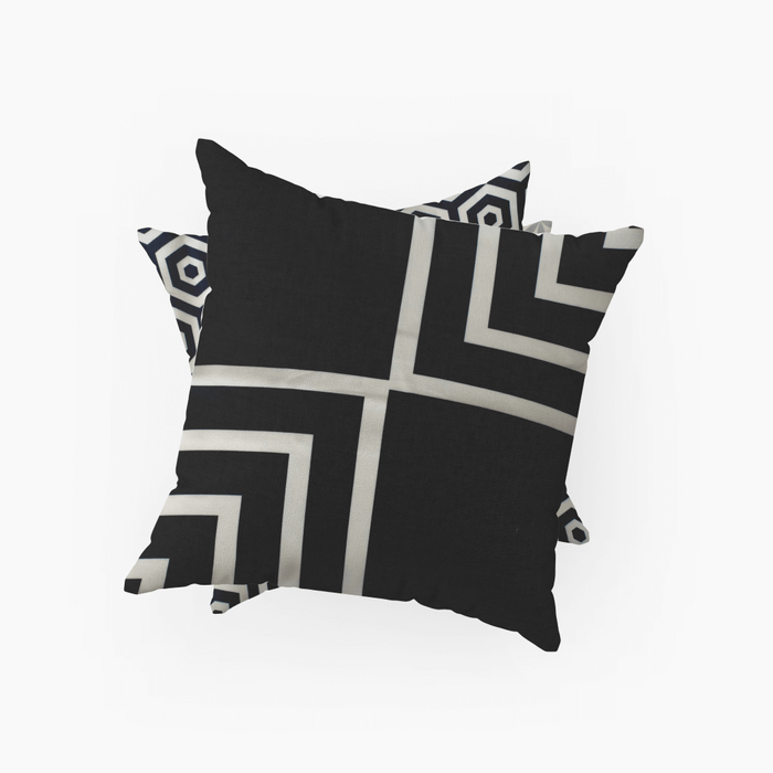 Duality Square Decorative Pillow Cover (20 x 20 in)
