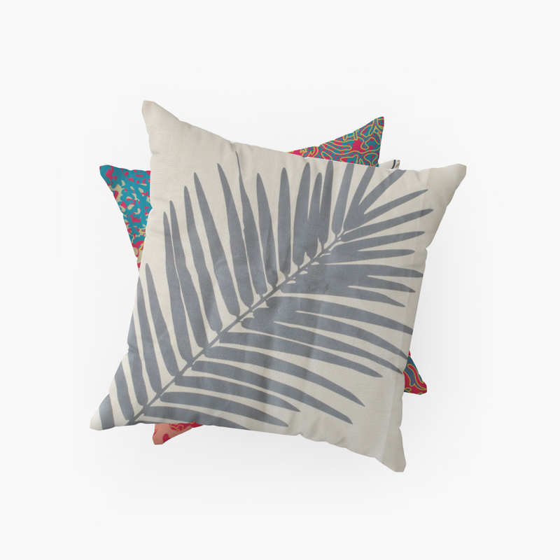 Serene Foliage Square Decorative Pillow Cover (20 x 20 in)