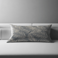 Serene Foliage Decorative Lumbar Pillow Cover (36 x 14 in)