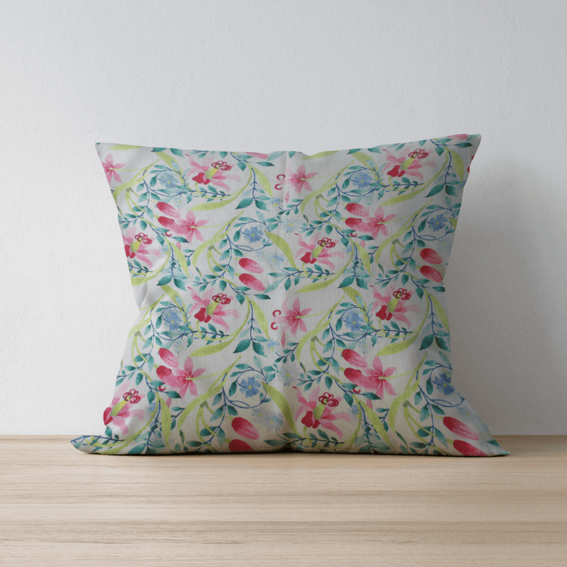 Floral Rendezvous Max Square Decorative Pillow Cover (26 x 26 in)