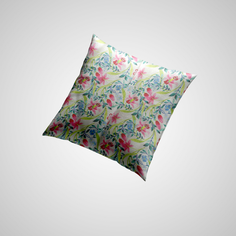 Floral Rendezvous Max Square Decorative Pillow Cover (26 x 26 in)