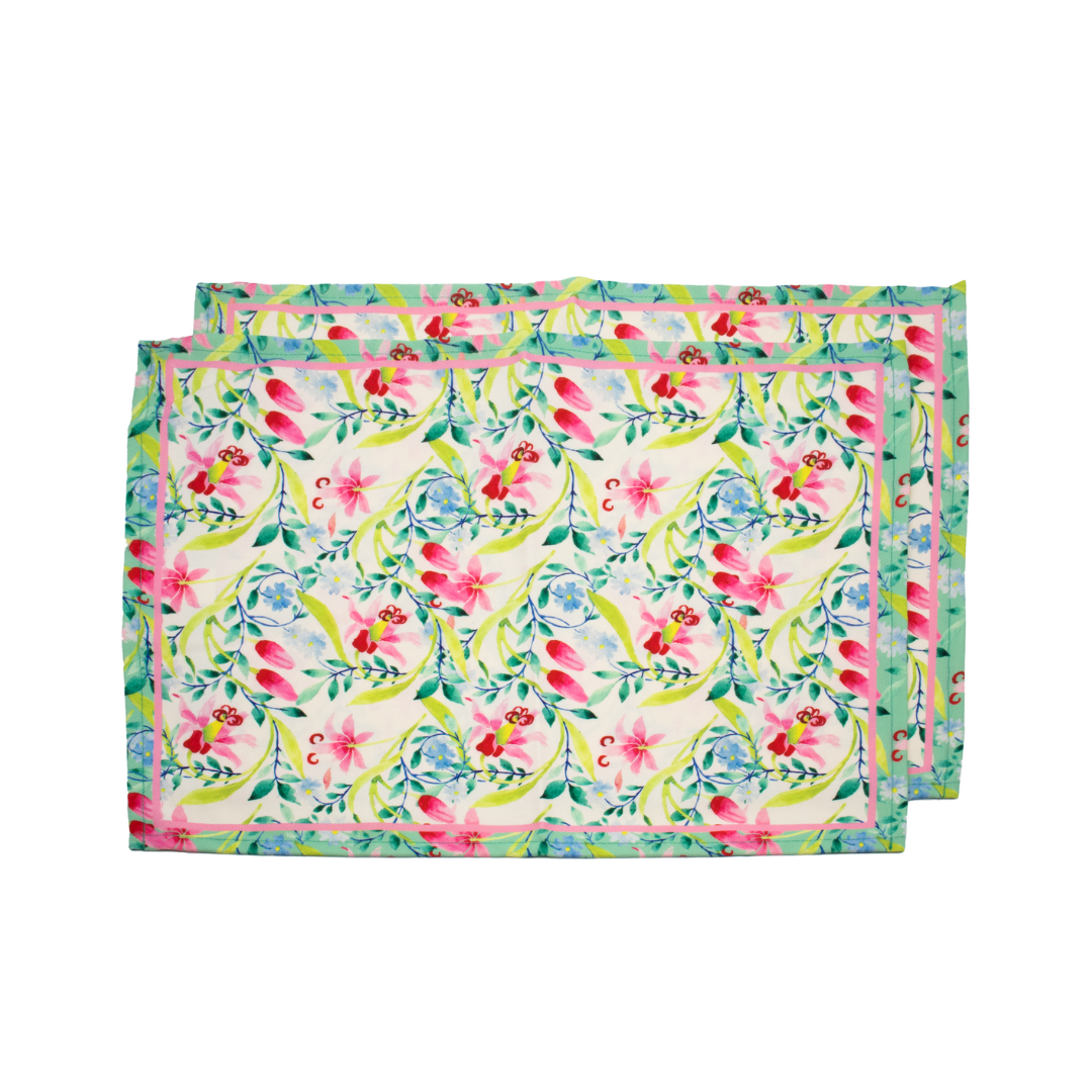 Floral Rendezvous Placemats (Pack of 2)