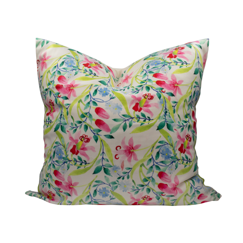 Floral Rendezvous Max Square Decorative Pillow Cover (26 x 26 in)